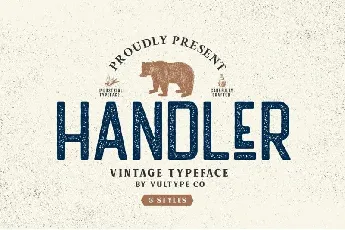 Handler Vintage font