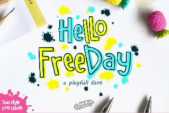 Hellofreeday font