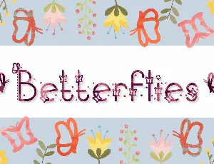 Betterflies font