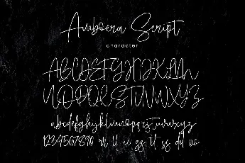 Amboera Script font