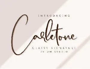 Carletone font