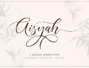 Aisyah Demo font