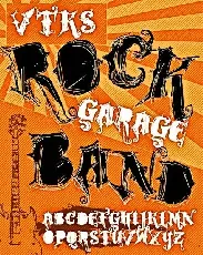 VTKS ROCK GARAGE BAND font