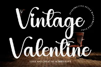 Vintage Valentine font