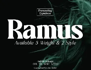 Ramus Family font