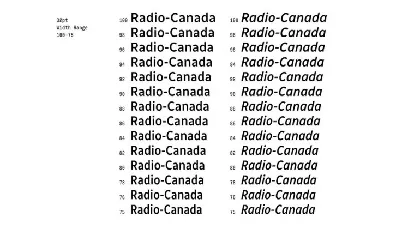 Radio Canada Family font