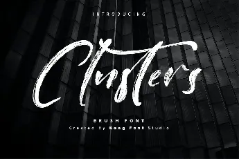 Clusters font