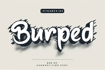 Burped font