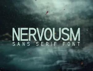Nervousm Sans Serif font