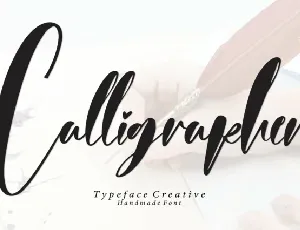 Calligrapher Script font