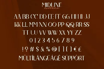 Midline Duo font