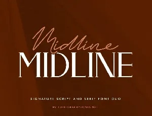 Midline Duo font