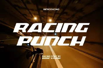 Racing Punch font