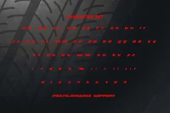 Racing Punch font