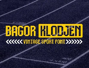 Bagor Klodjen font