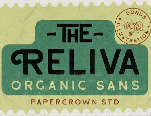 Reliva font