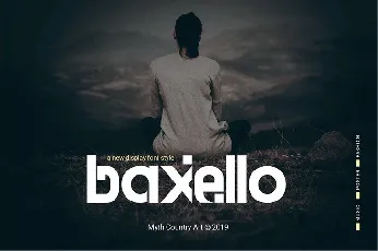 Baxello font