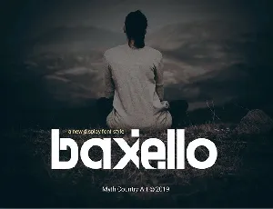 Baxello font