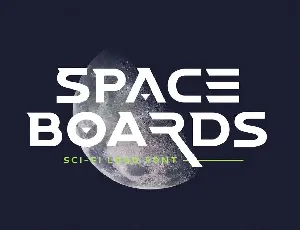 Space Boards font