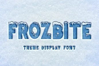 FROZBITE font