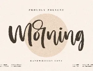 Morning font