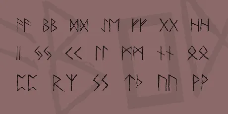 Urnordiska Runor font