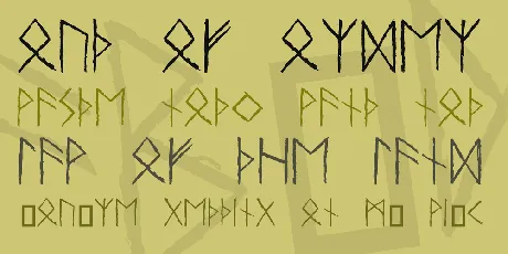 Urnordiska Runor font