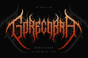 Gorecobra font