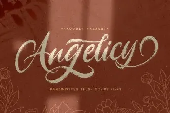 Angelicy Brush font