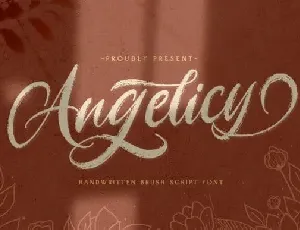 Angelicy Brush font