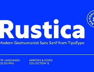 Rustica Family font