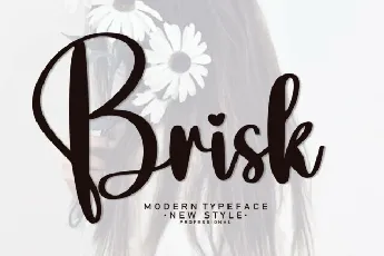 Brisk Script font