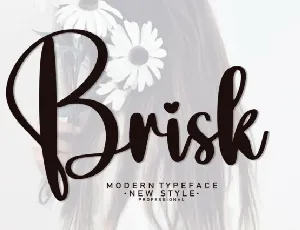 Brisk Script font