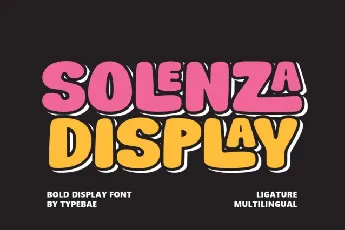 Solenza font