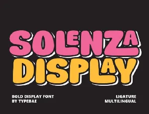 Solenza font