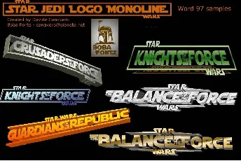 Star Wars Family font