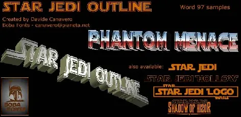 Star Wars Family font