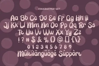 Bubble Candy Demo font