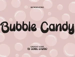 Bubble Candy Demo font