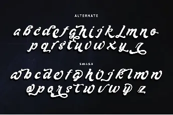 Blacker Script-Personal use font