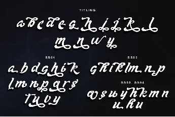 Blacker Script-Personal use font