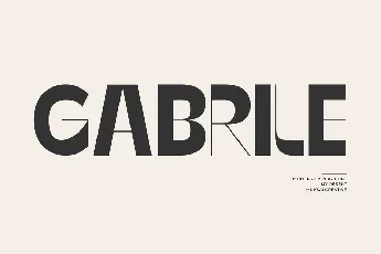 Gabrile font