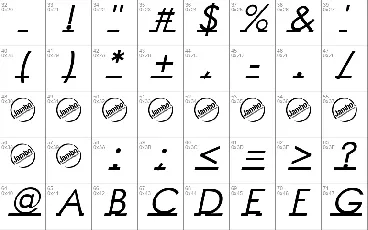 Linearmente font