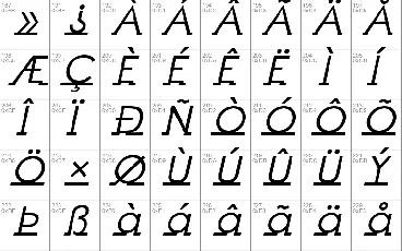 Linearmente font