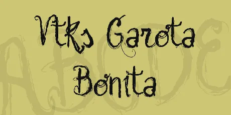 Vtks Garota Bonita font