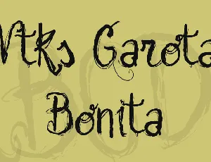 Vtks Garota Bonita font