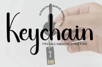 Keychain Script font