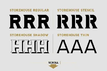 Storehouse font