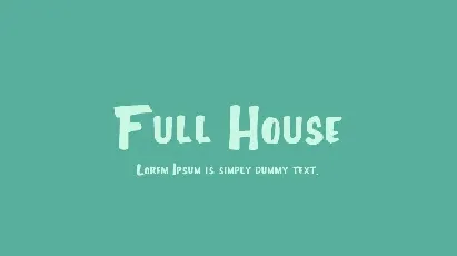 Full House (TV Show) font