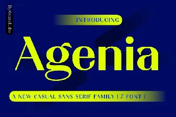 Agenia Family font